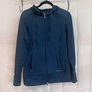 Eddie bower women's jacket Medium, blue/teal, EUC, lightly used